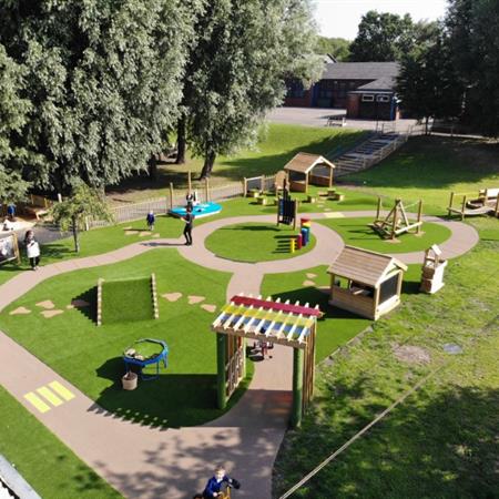 A generic square placeholder image with rounded corners in a figure.